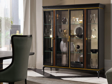 DILAN - Wooden display cabinet by A.R. Arredamenti - view 3